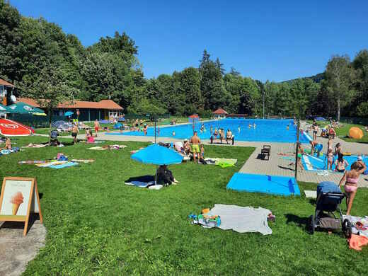 Na koupališti ve Štramberku