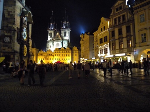 Noční Praha