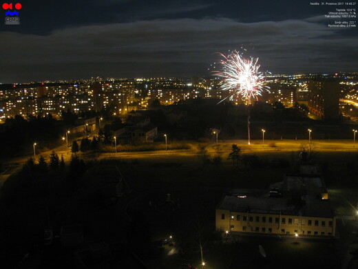 Praha Libuš na Silvestra