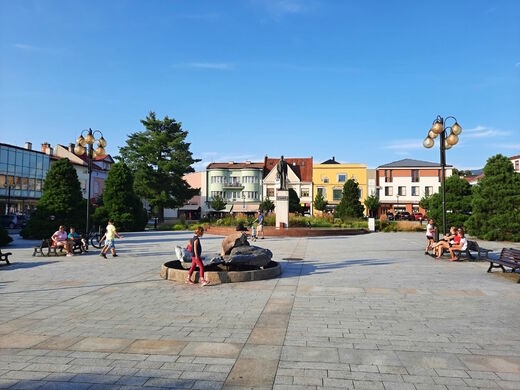 Rožnov pod Radhoštěm - na Náměstí T. G. Masaryka