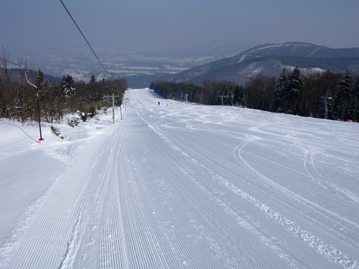 Velká sjezdovka na Pustevnách