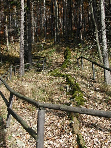 Tichá na Moravě - Travertinová kaskáda
