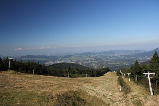 Velká sjezdovka na Pustevnách