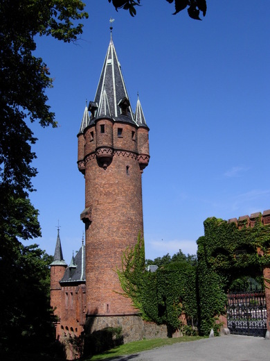 Věž na zámku Hradec nad Moravicí